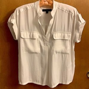 Banana Republic Cap Sleeve Popover